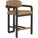 Madrone 36 inch Brown / Ludlow Sesame Leather Counter Stool